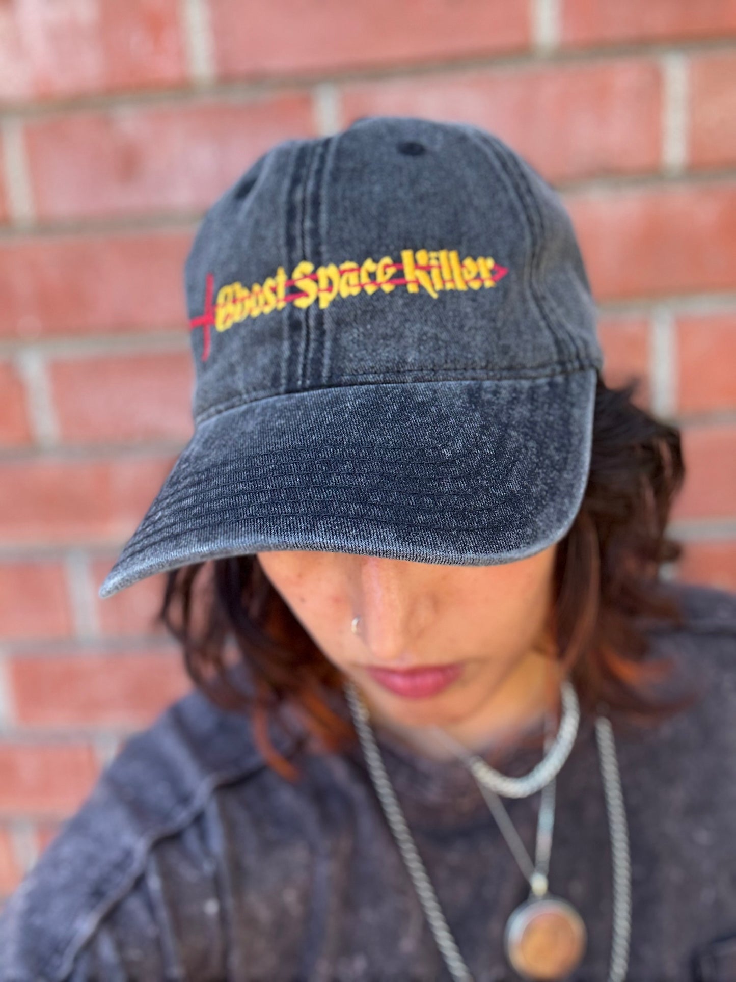 Ghost Space Killer | Embroidered Vintage Cap