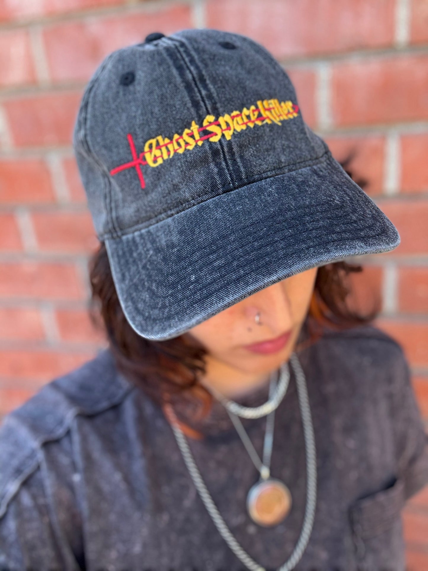 Ghost Space Killer | Embroidered Vintage Cap