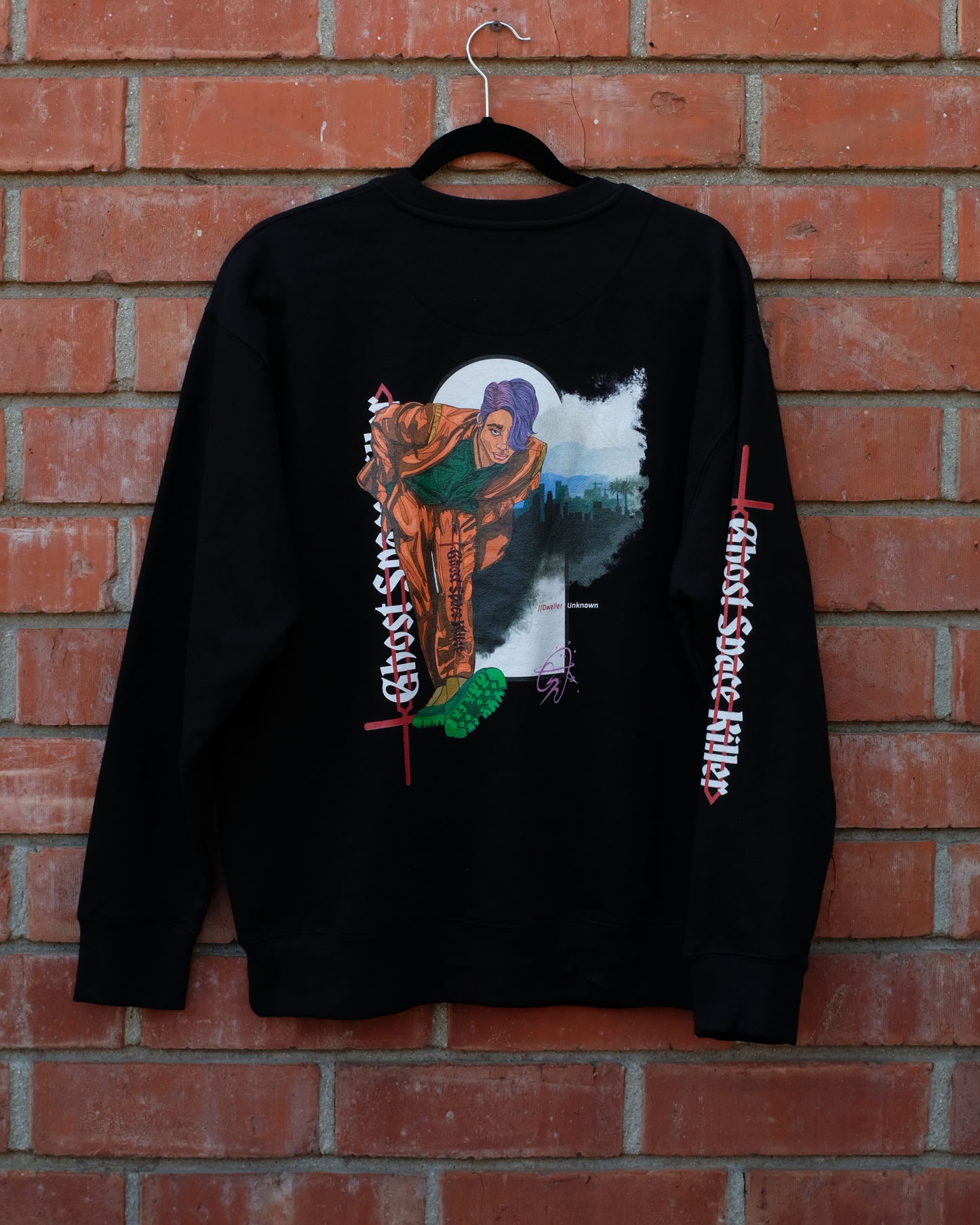 // Dweller: Unknown | Premium Cotton Sweatshirt in Black