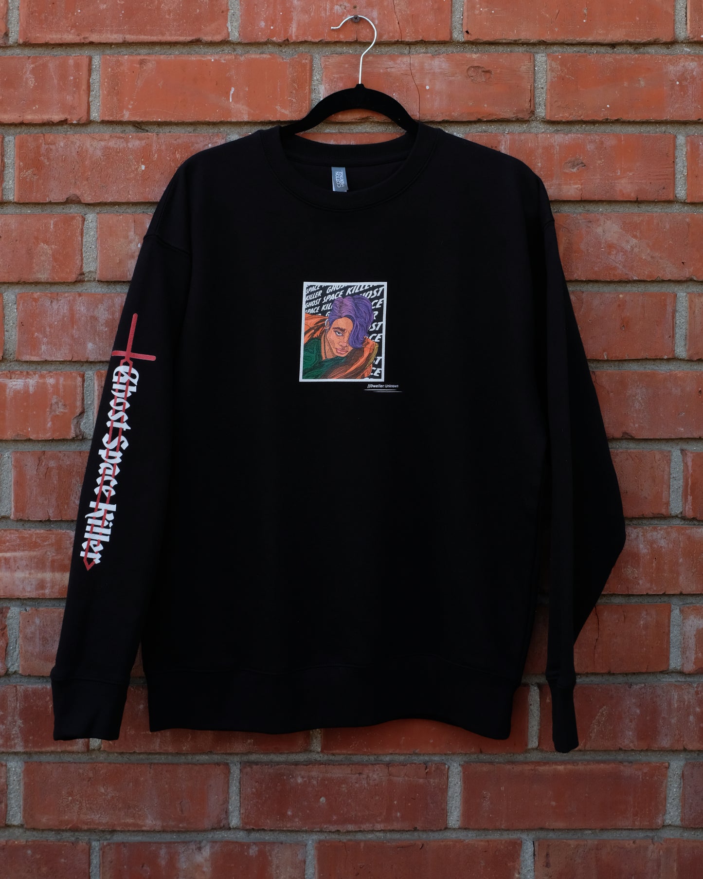 // Dweller: Unknown | Premium Cotton Sweatshirt in Black