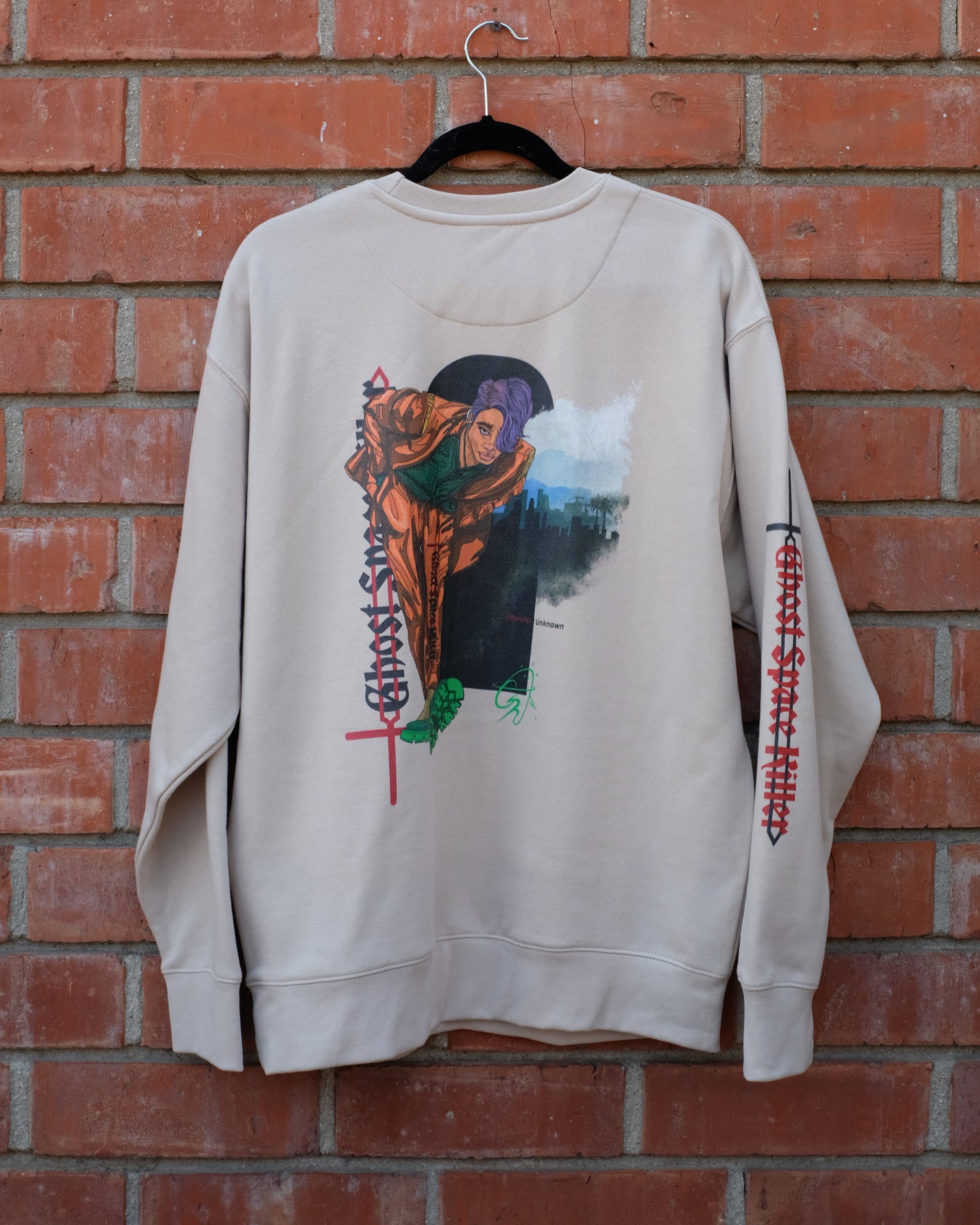 // Dweller: Unknown | Premium Cotton Sweatshirt in Bone