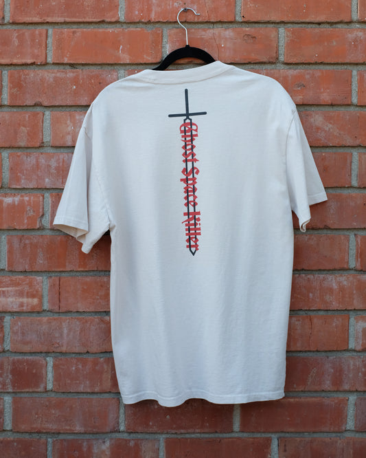 // Dweller: Unknown | Oversized Faded T-Shirt in Bone