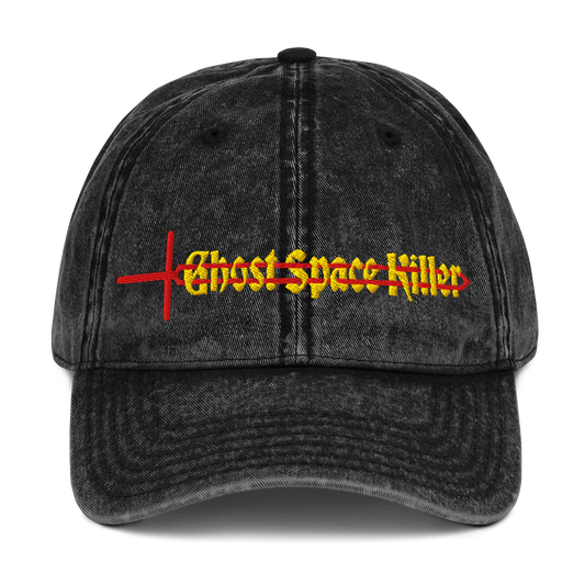 Ghost Space Killer | Embroidered Vintage Cap